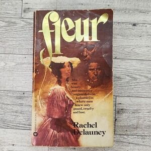 Fleur 1979 Paperback Rachel Delauney Warner First‎ Printing Historical Fiction